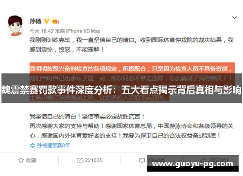 魏震禁赛罚款事件深度分析：五大看点揭示背后真相与影响