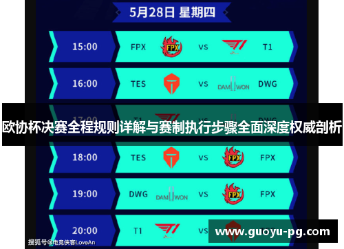 欧协杯决赛全程规则详解与赛制执行步骤全面深度权威剖析 欧协杯决赛全程规则详解与赛制执行步骤全面深度权威剖析